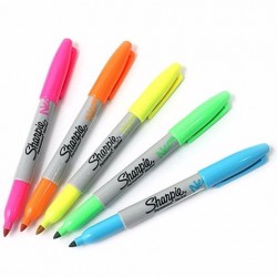 MARCADOR SHARPIE PERM FASHION NEON PAQX5